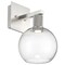 Access Lighting Port Nine Burgundy, Burgundy LED Wall Sconce, Brushed Steel Finish, Clear Glass 63145LEDD-BS/CLR - alternate 9